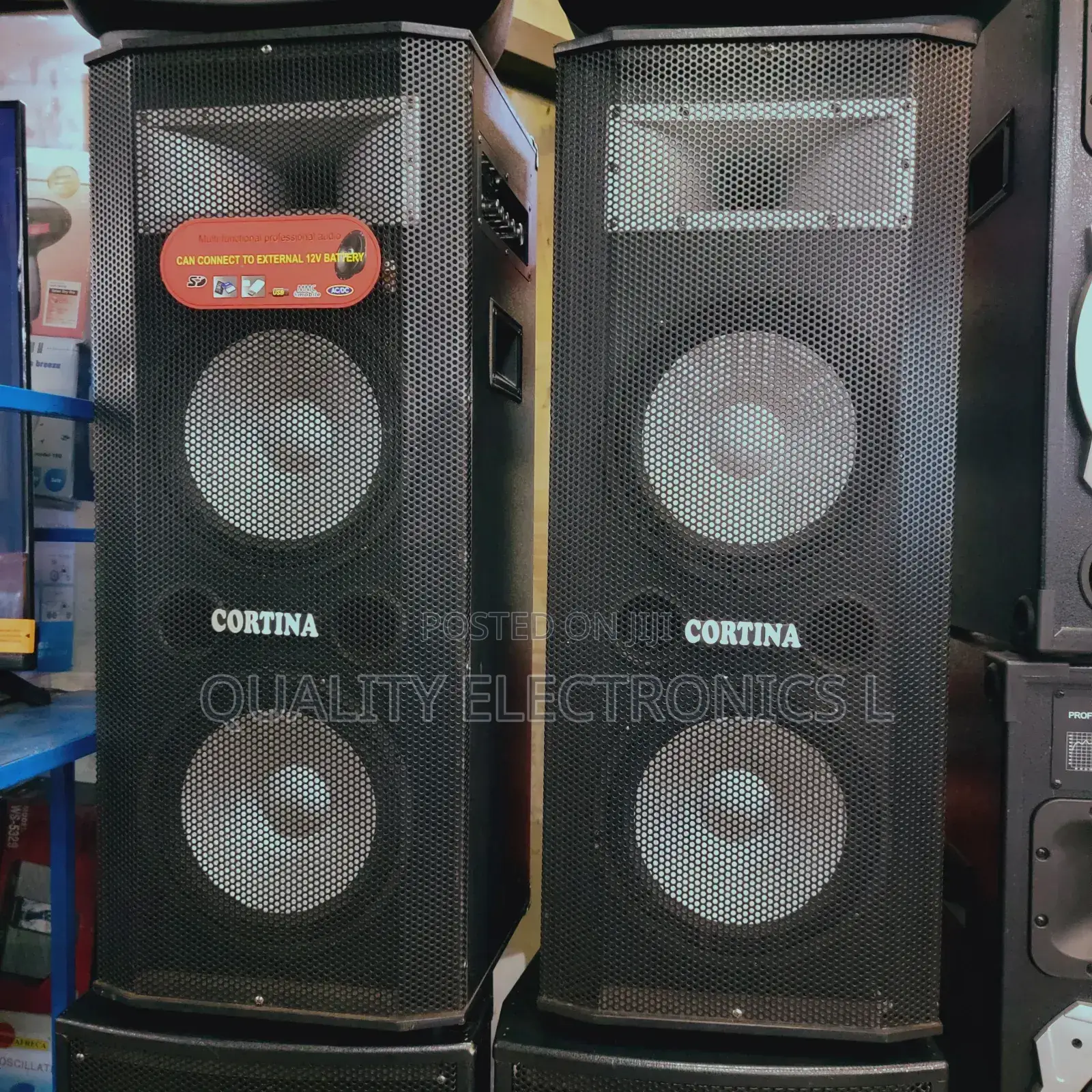 Cortina 65000w Double Speakers (2)