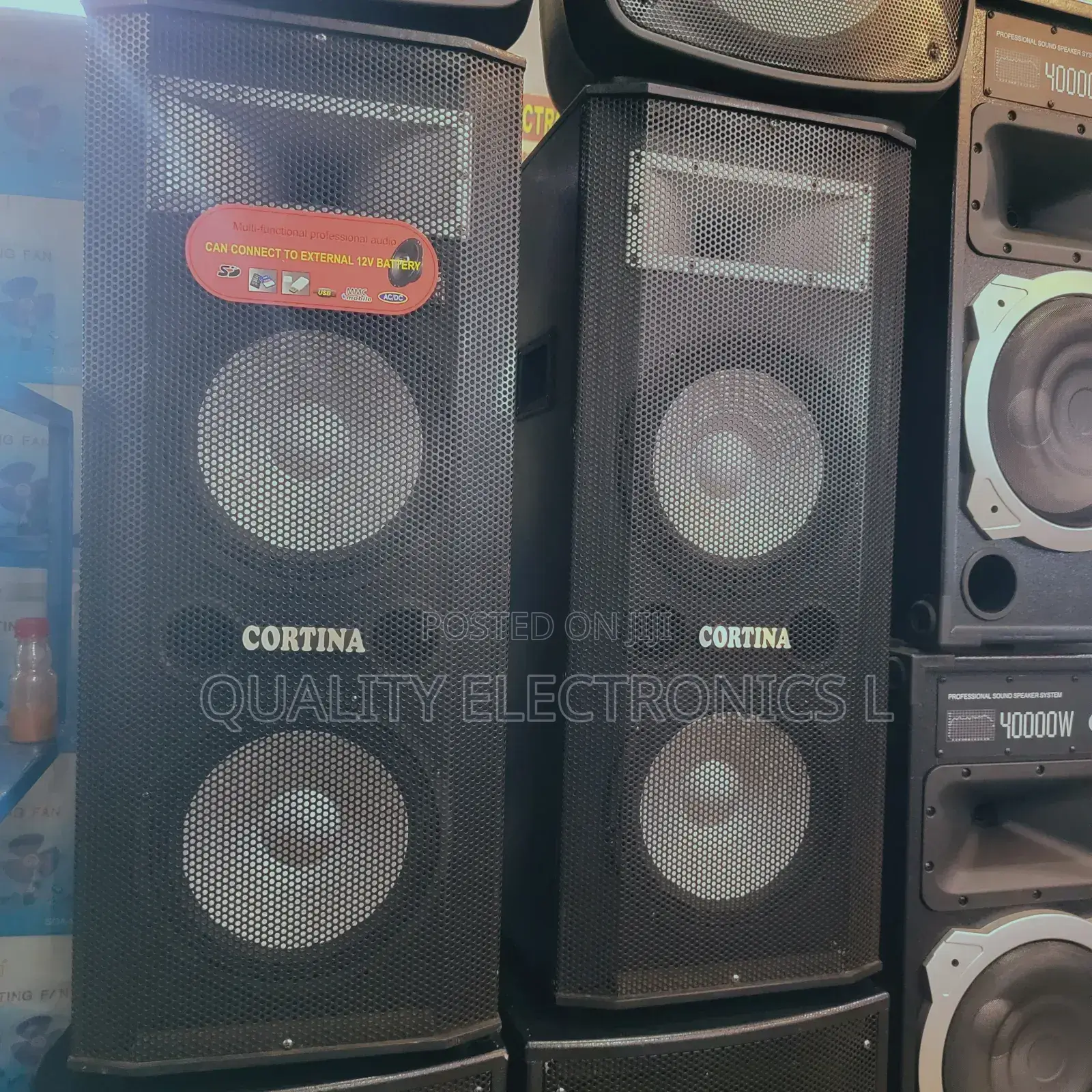 Cortina 65000w Double Speakers (2)