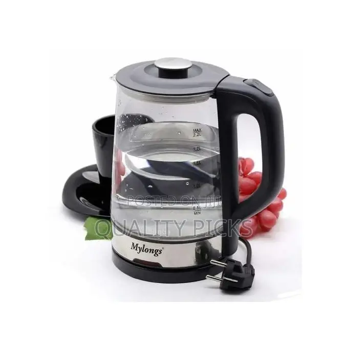 Mylong 2.2 Litre Glass Electric Milk Water Boiling Kettle