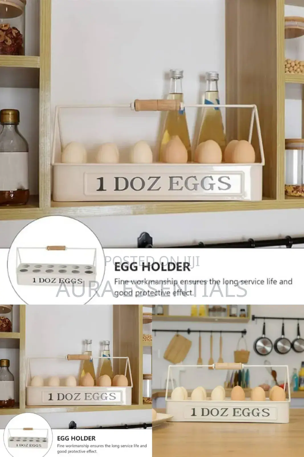 Multi Slot 12 Eggs Storage Organiser