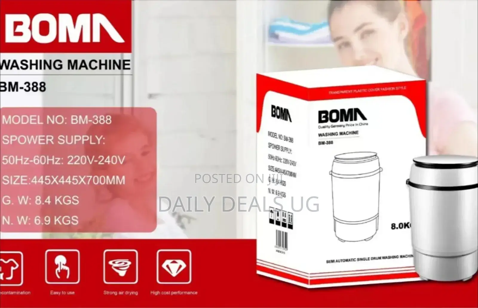 Portable BOMA Washing Machine