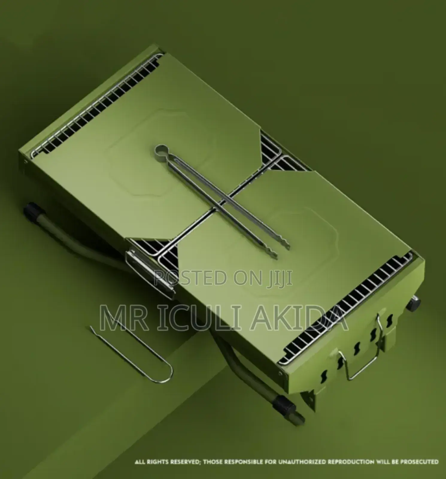 Portable Foldable Smokeless Outdoor Charcoal Barbecue Grill