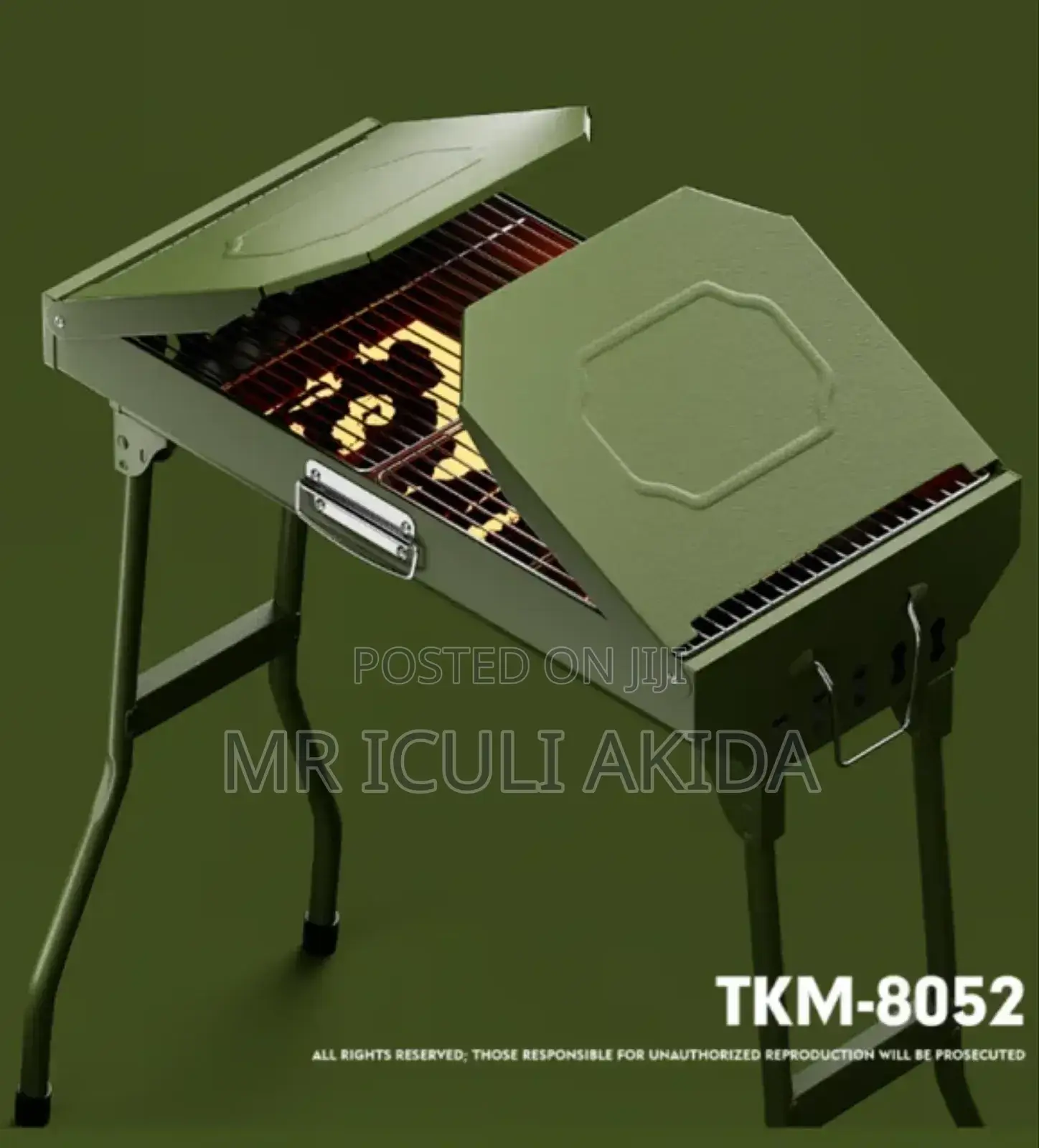 Portable Foldable Smokeless Outdoor Charcoal Barbecue Grill
