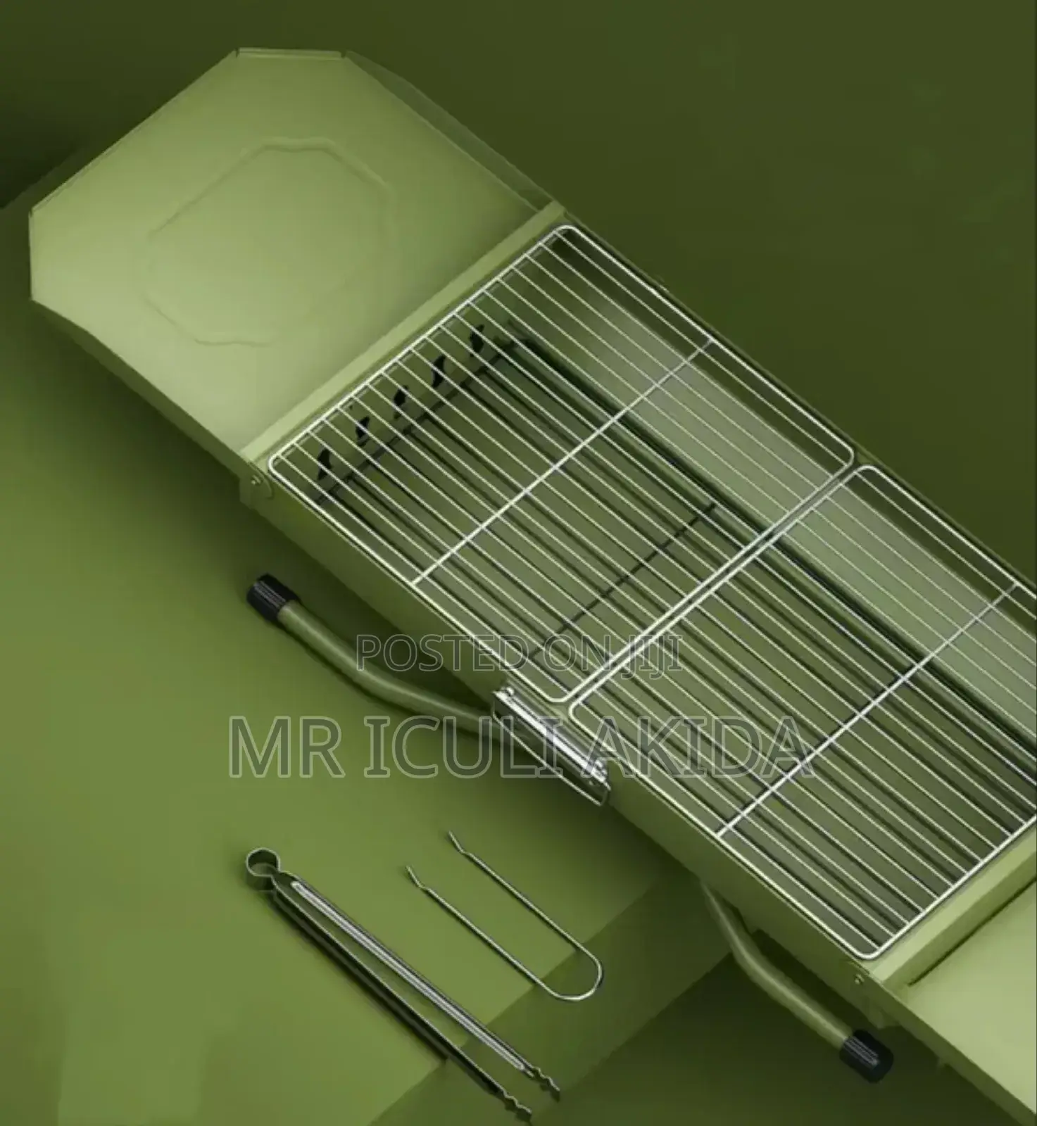 Portable Foldable Smokeless Outdoor Charcoal Barbecue Grill