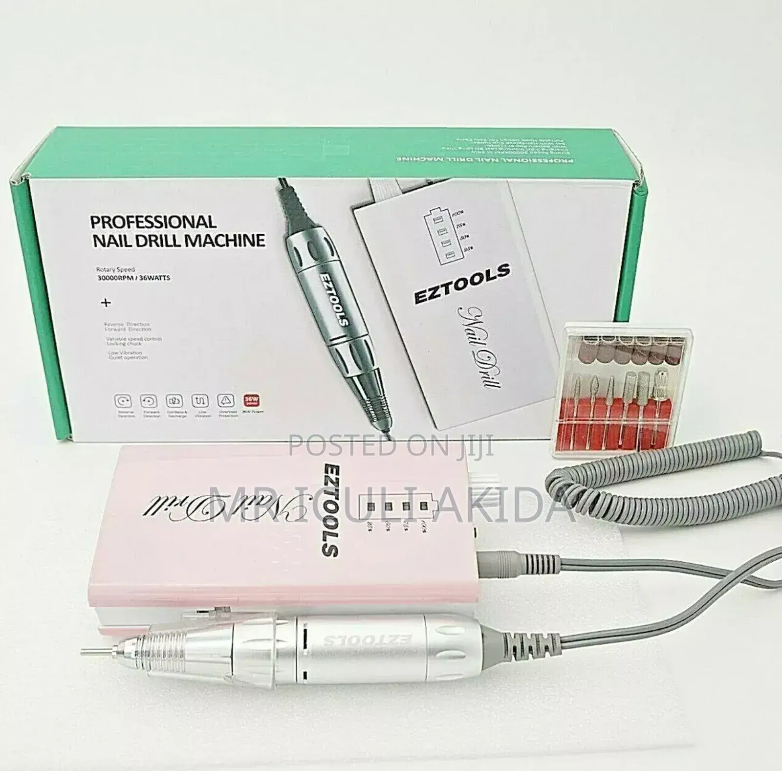 Professional Electric Rechargeable Nail Drill File Machine