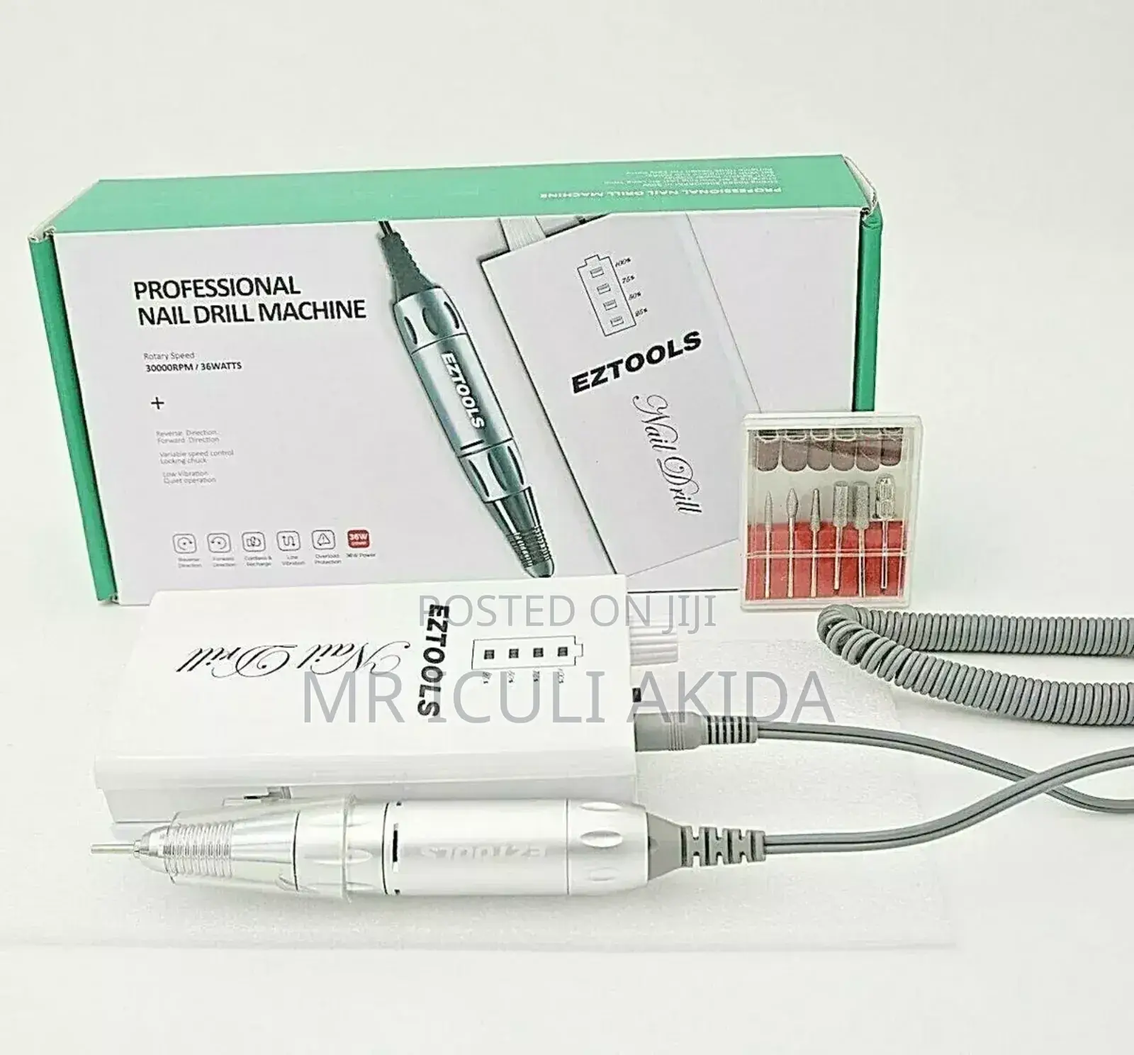 Professional Electric Rechargeable Nail Drill File Machine