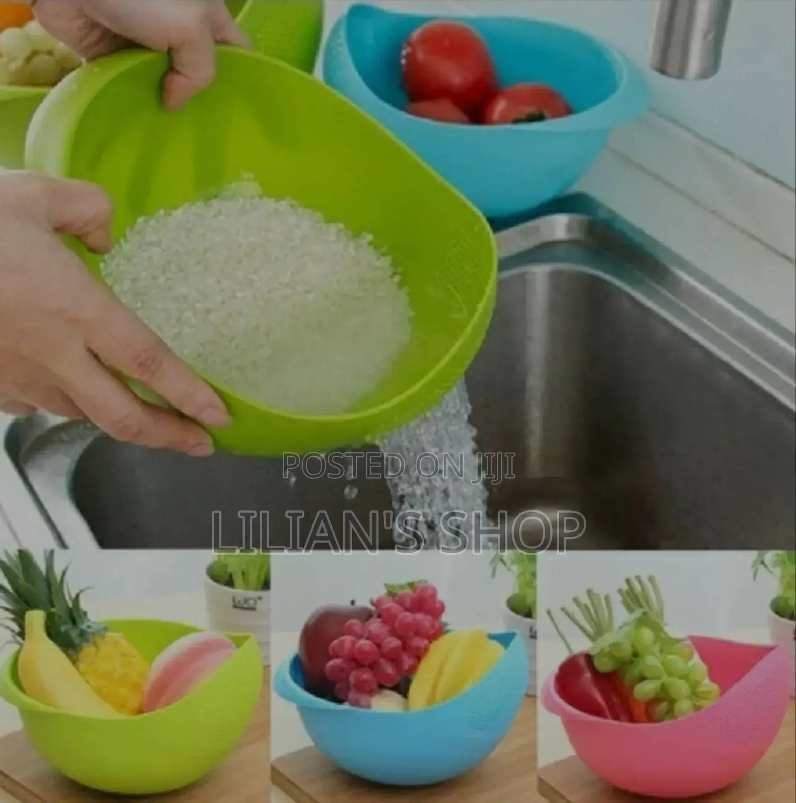 1 Piece Rice Colander Sieve