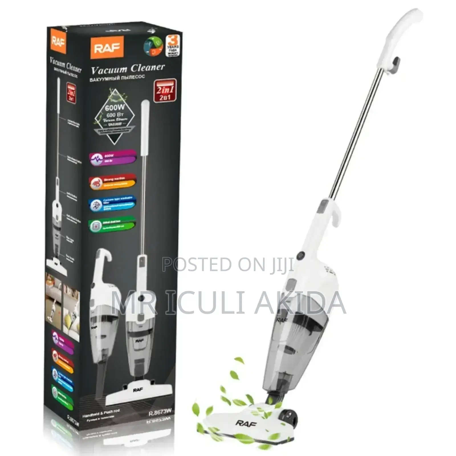 2in1 RAF Portable Handheld Electric Vacuum Cleaner