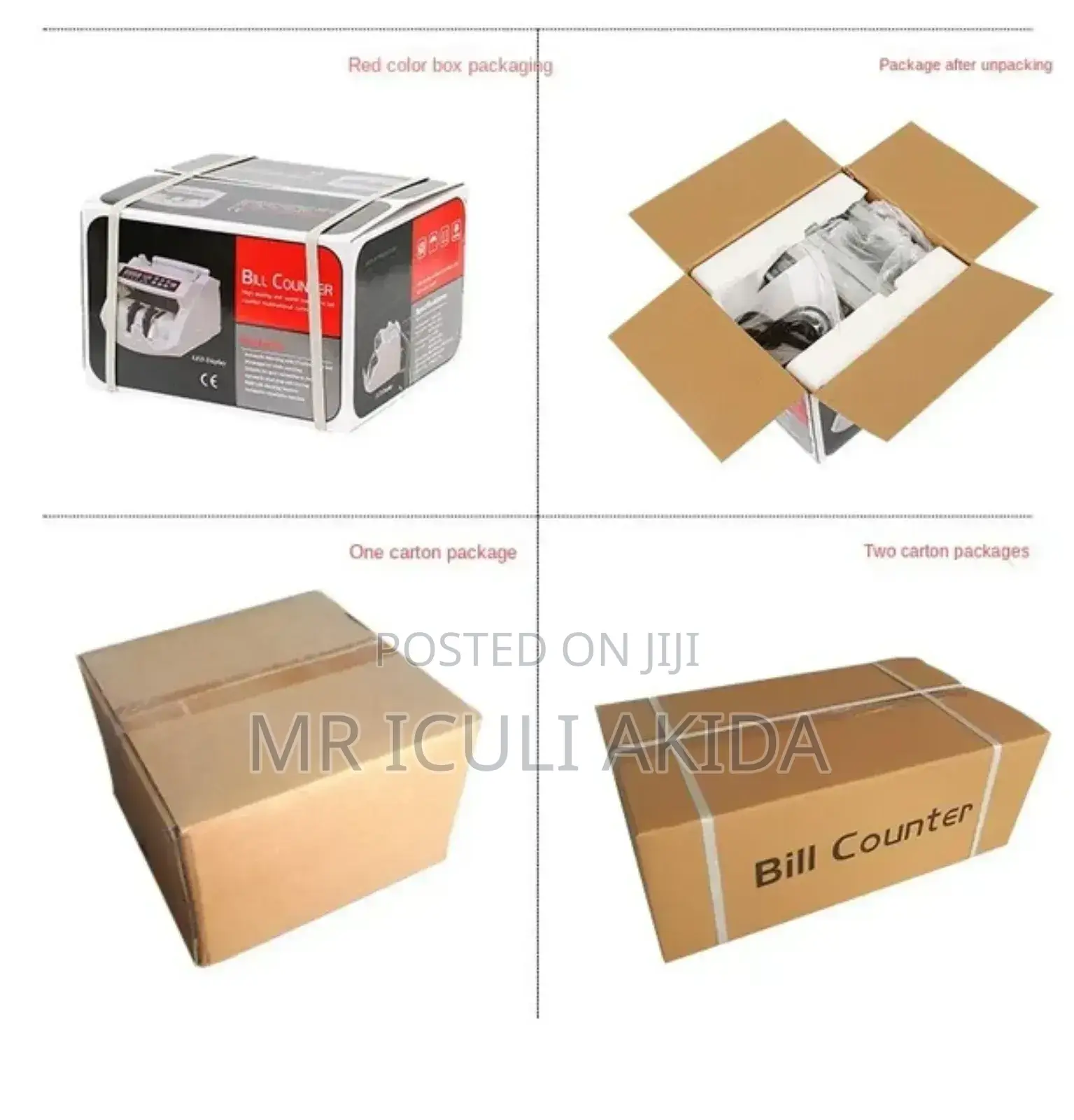 Multi-Currency Bill Counter Machine WTH Fake Money Detector