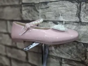 Flat Princess Shoes With Shiny Diamonds for Girl, Leather Sh