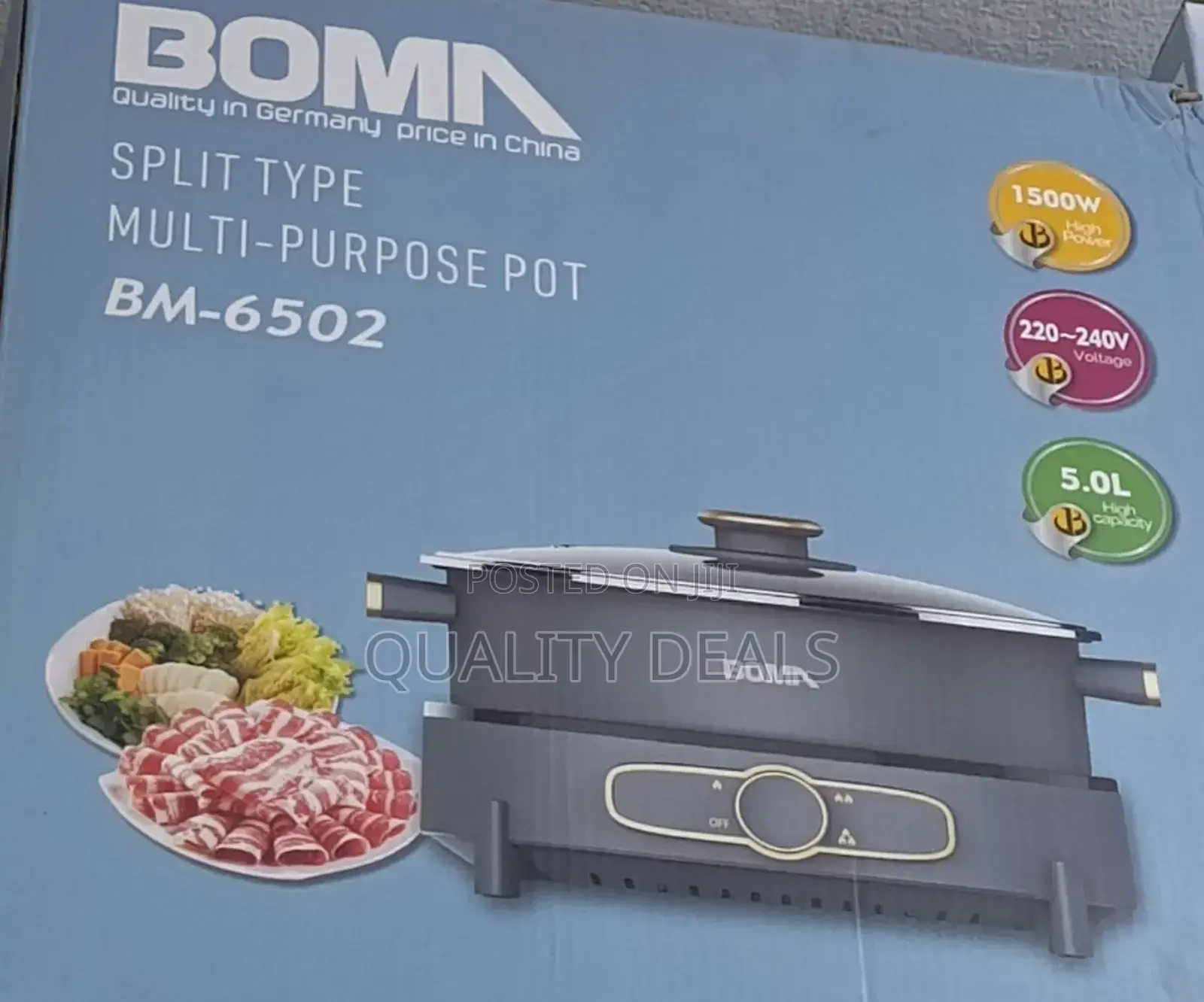 BOMA 5L Split Type Multipurpose Cooking Pot
