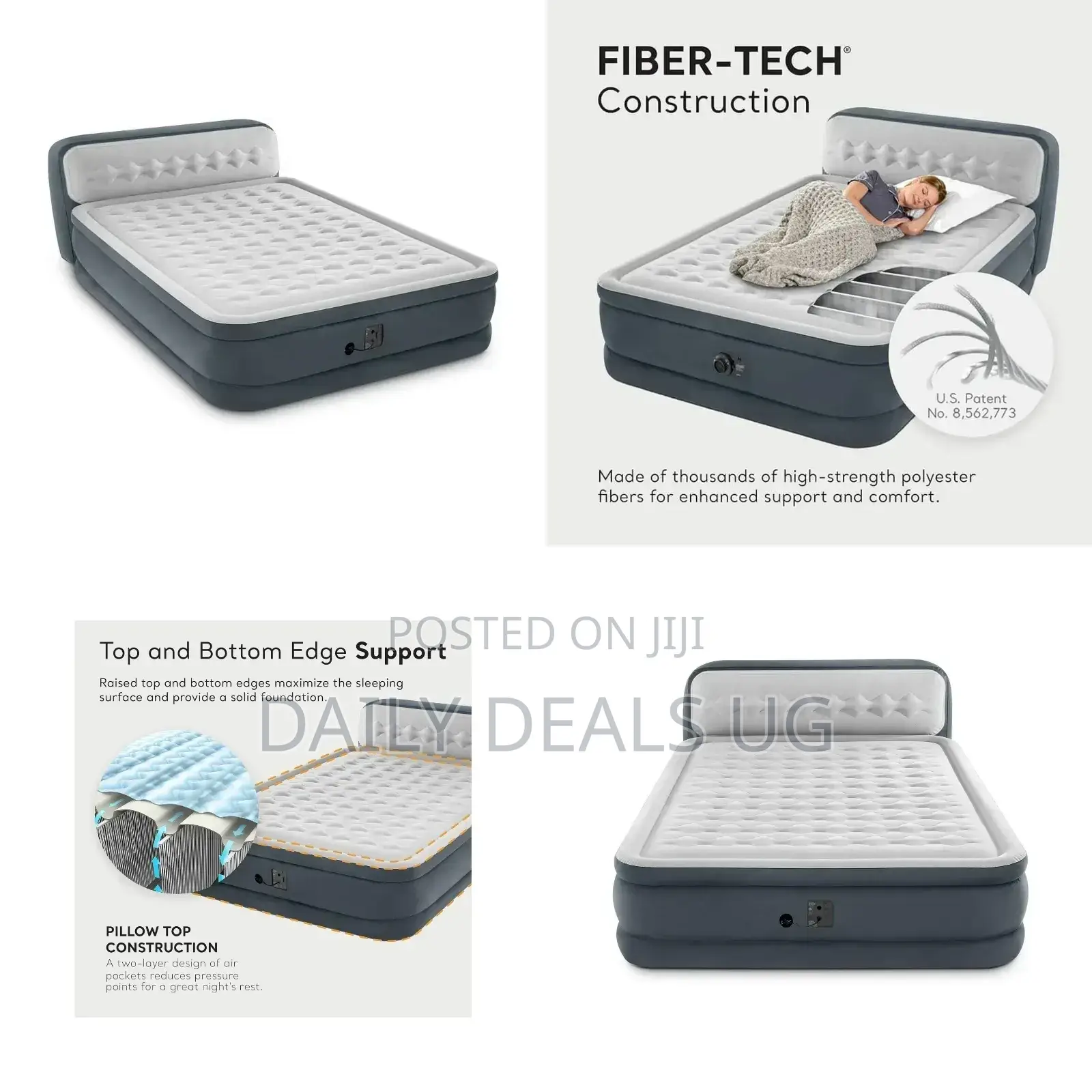 Portable Double Air Mattress
