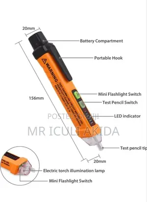 LED Torch Battery Powered Non Contact Voltage Tester