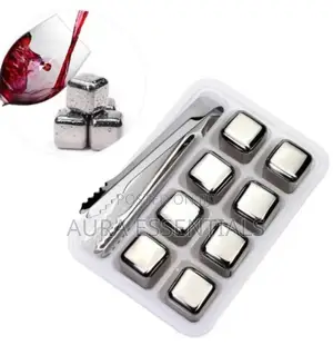 6pcs Metal Resusable Quick Freeze Ice Cubes