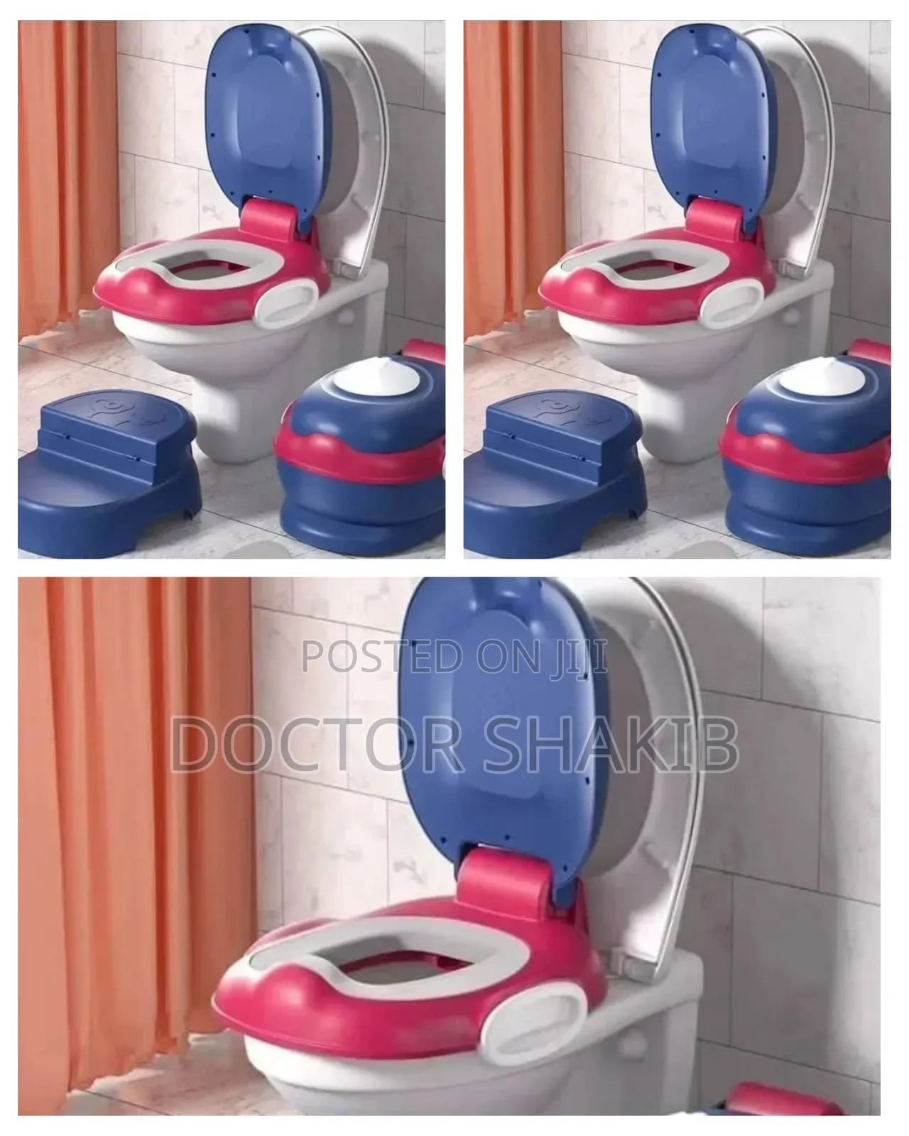 Unique 3-in-1 Multifunctional Kids Toilet Potty Seat