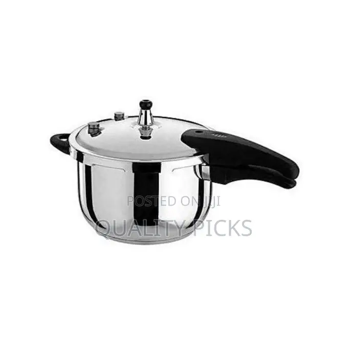 HCX 5litres HCX Stainless Steel Pressure Cooker-Silver