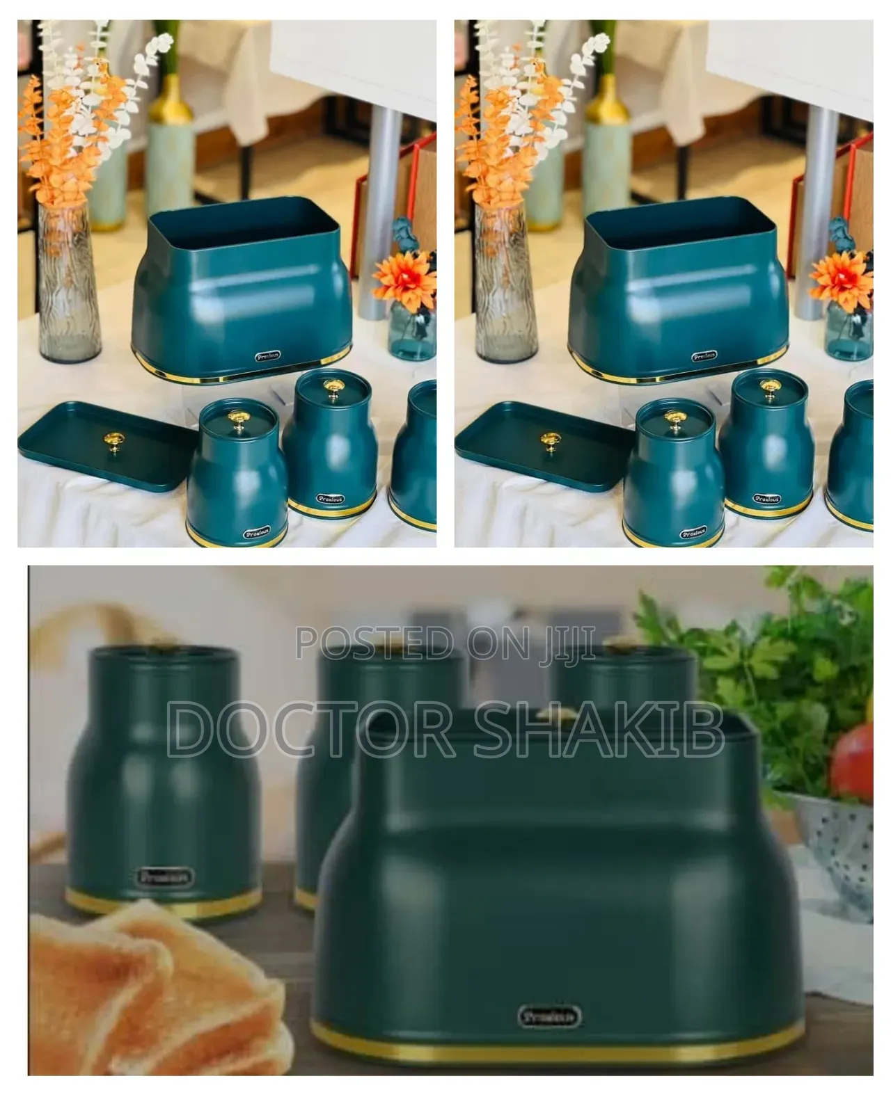 Original High Quality Bread Box Set-New