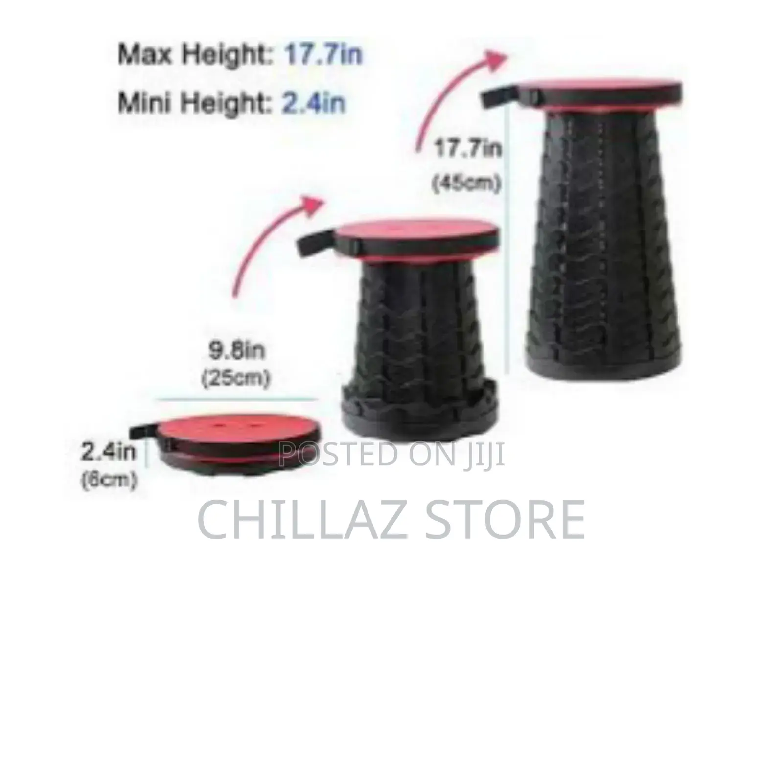 Telescopic Camping Stool.
