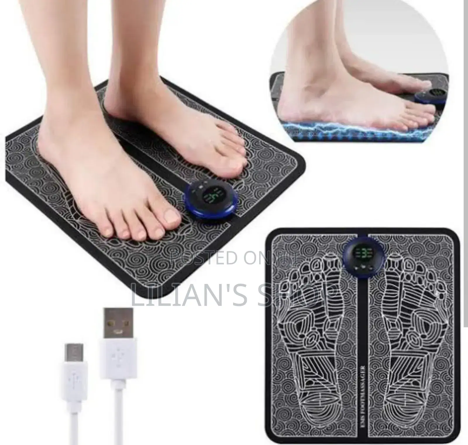 Rechargeable Ems Relax Foot/Legs Massager