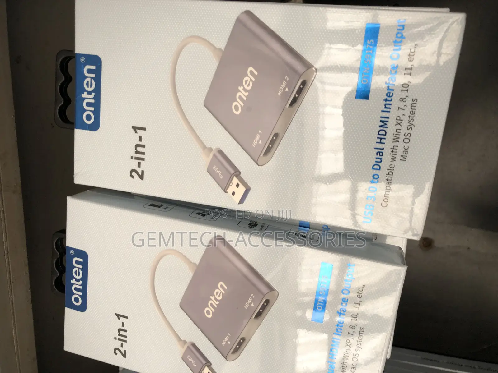 Usb 3.0 to Hdmi ( 2ports Female) Original Adapter