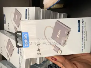 Usb 3.0 to Hdmi ( 2ports Female) Original Adapter
