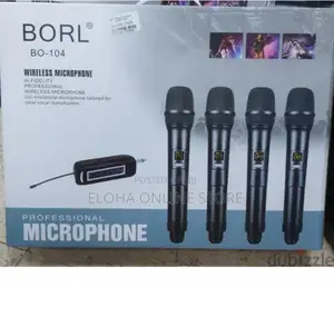 Borl 4 in 1 High-Quality Wireless Microphones