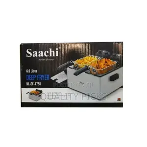 Saachi Commercial Deep Fryer With Basket, 3400W 12.7QT