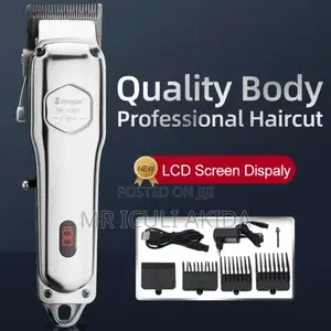 Shinon Full Metal Body Rechageable Profesional Hair Clippers