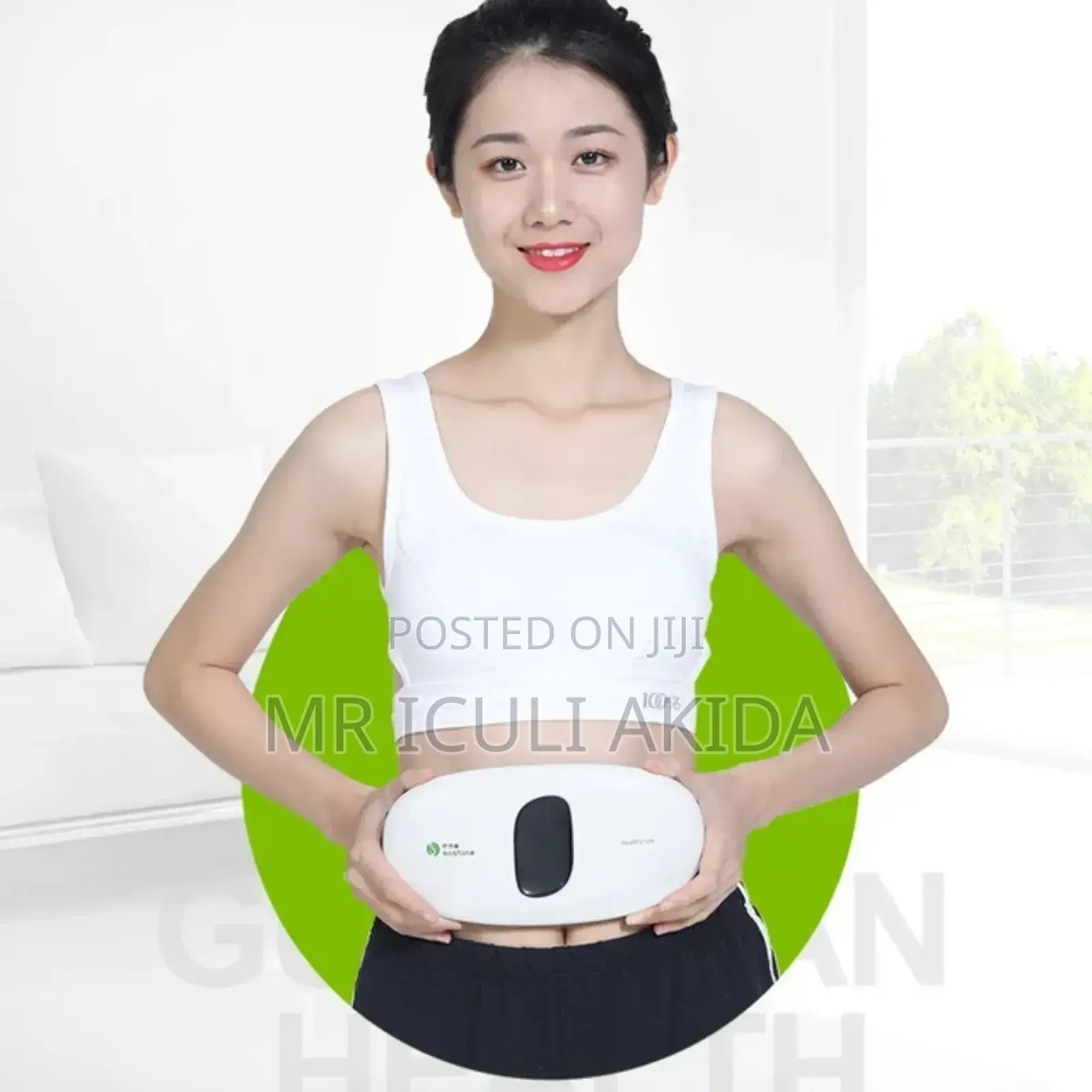 Ladies Electric Sliming Mestrual Cramp Massage Belt Machine