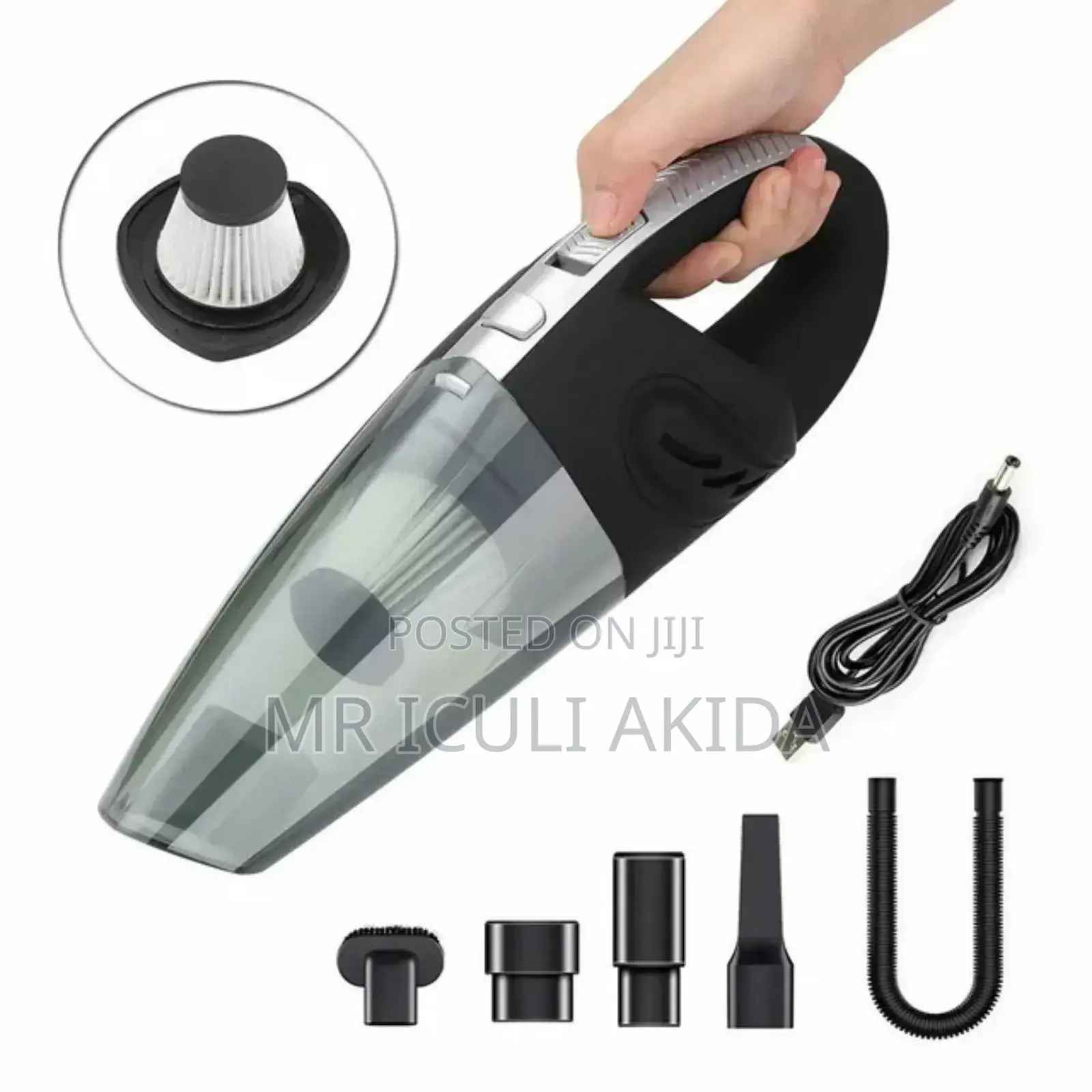 Handheld Wet Dry Car, Pet Hair Cordless Vacuum Cleaner
