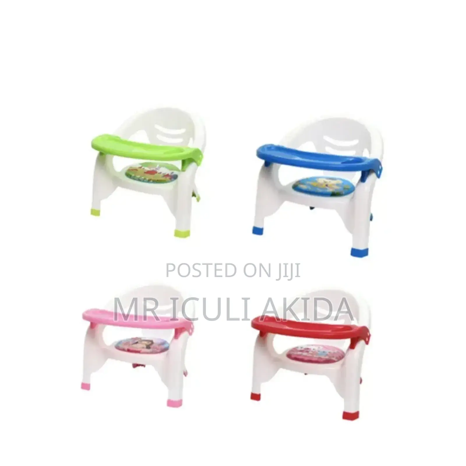 Safe Plastic Kids Dinner Feeding Chair
