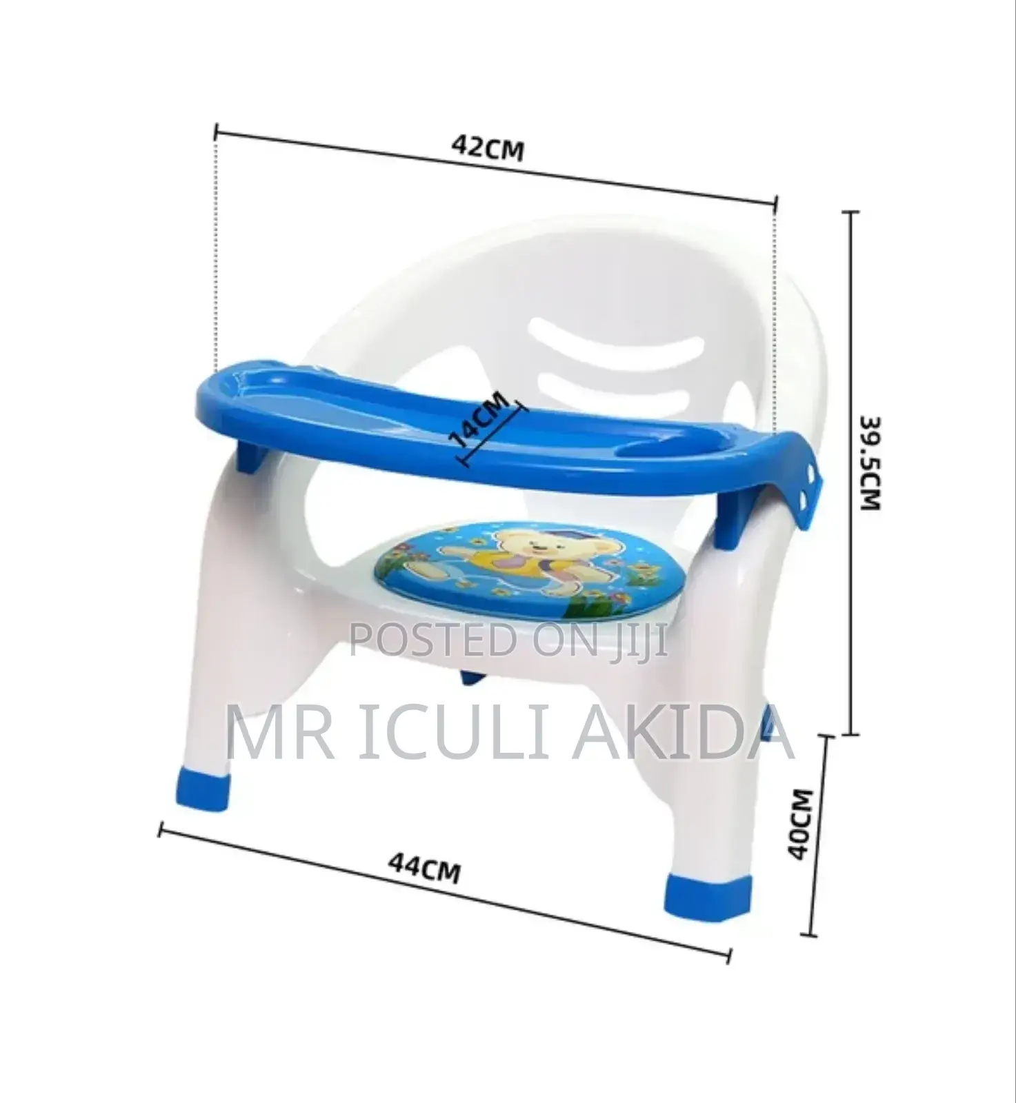 Safe Plastic Kids Dinner Feeding Chair