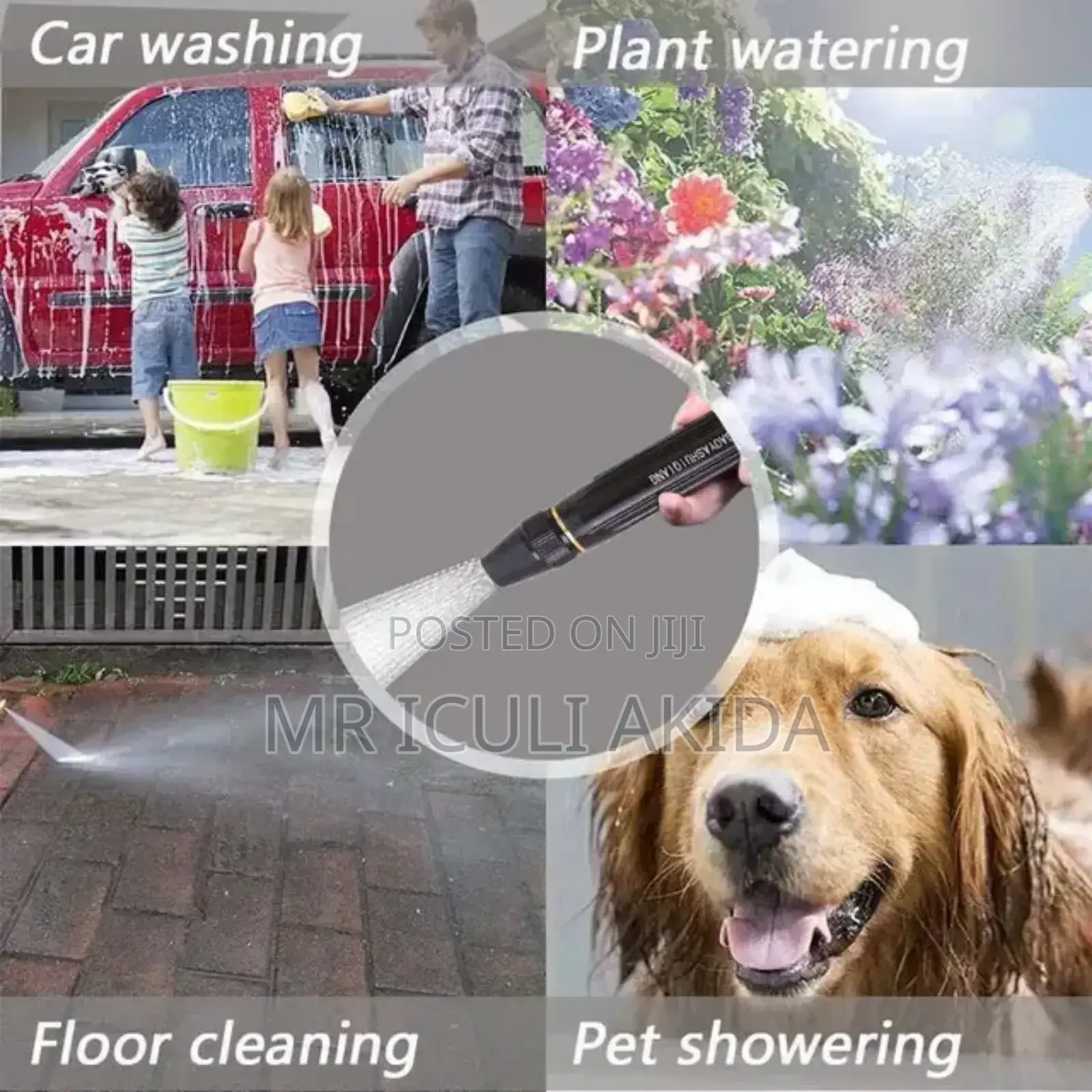 Adjustable Pressure Washer Garden Car Sprinkle Nozzle Kite