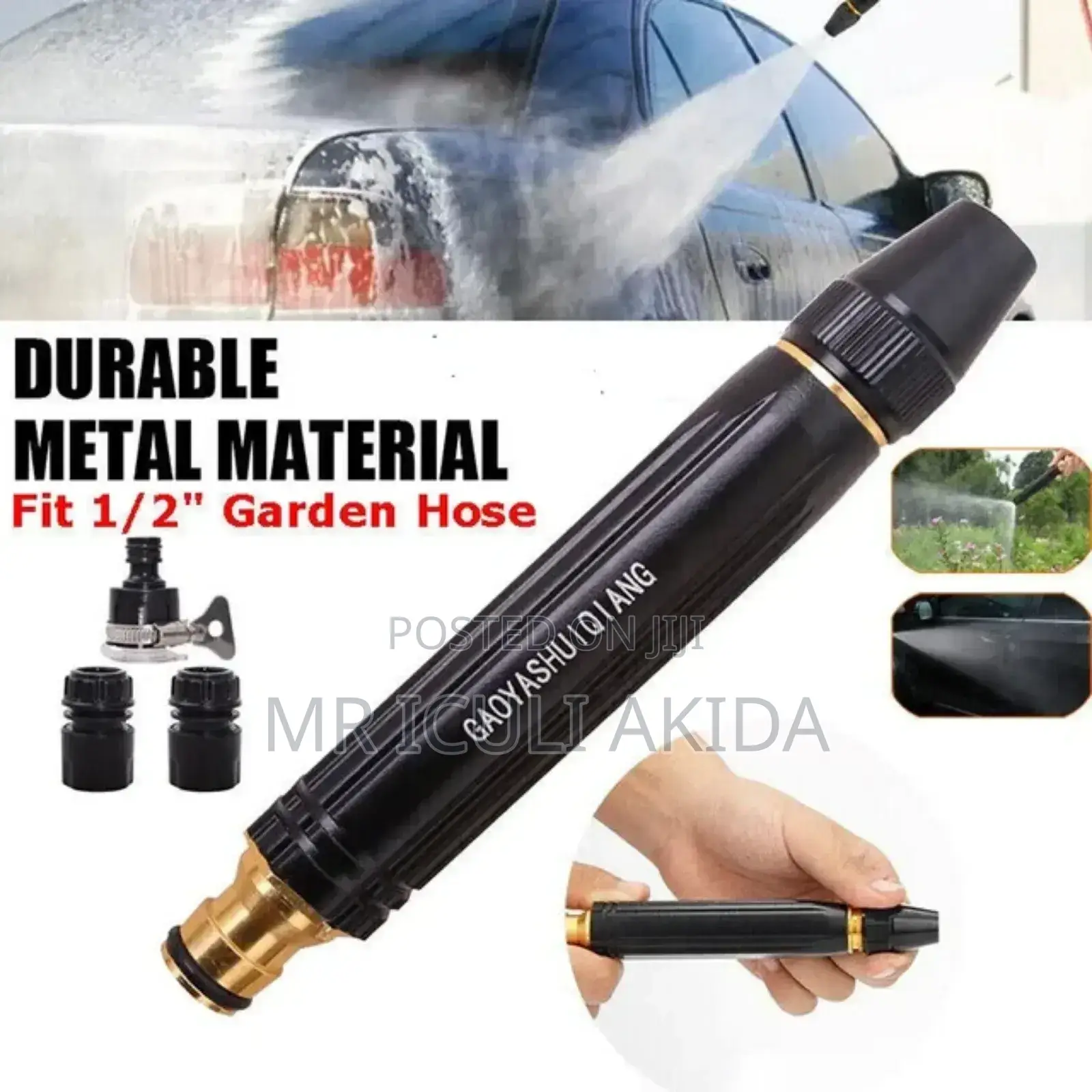 Adjustable Pressure Washer Garden Car Sprinkle Nozzle Kite