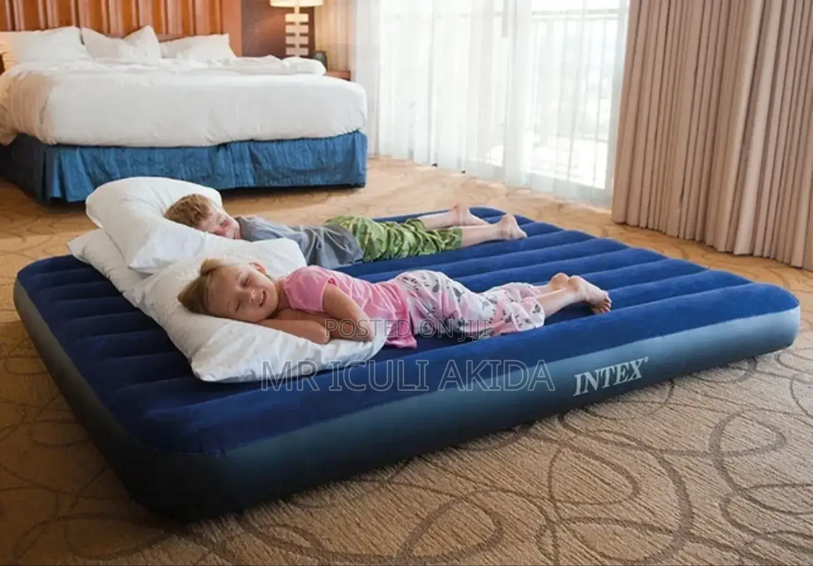 Intex Inflatable Mattress Pressure Mattress WTH 2pillow,Pump