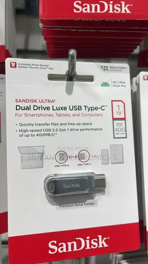 Sandisk Luxe Dual Drive USB C 1tb