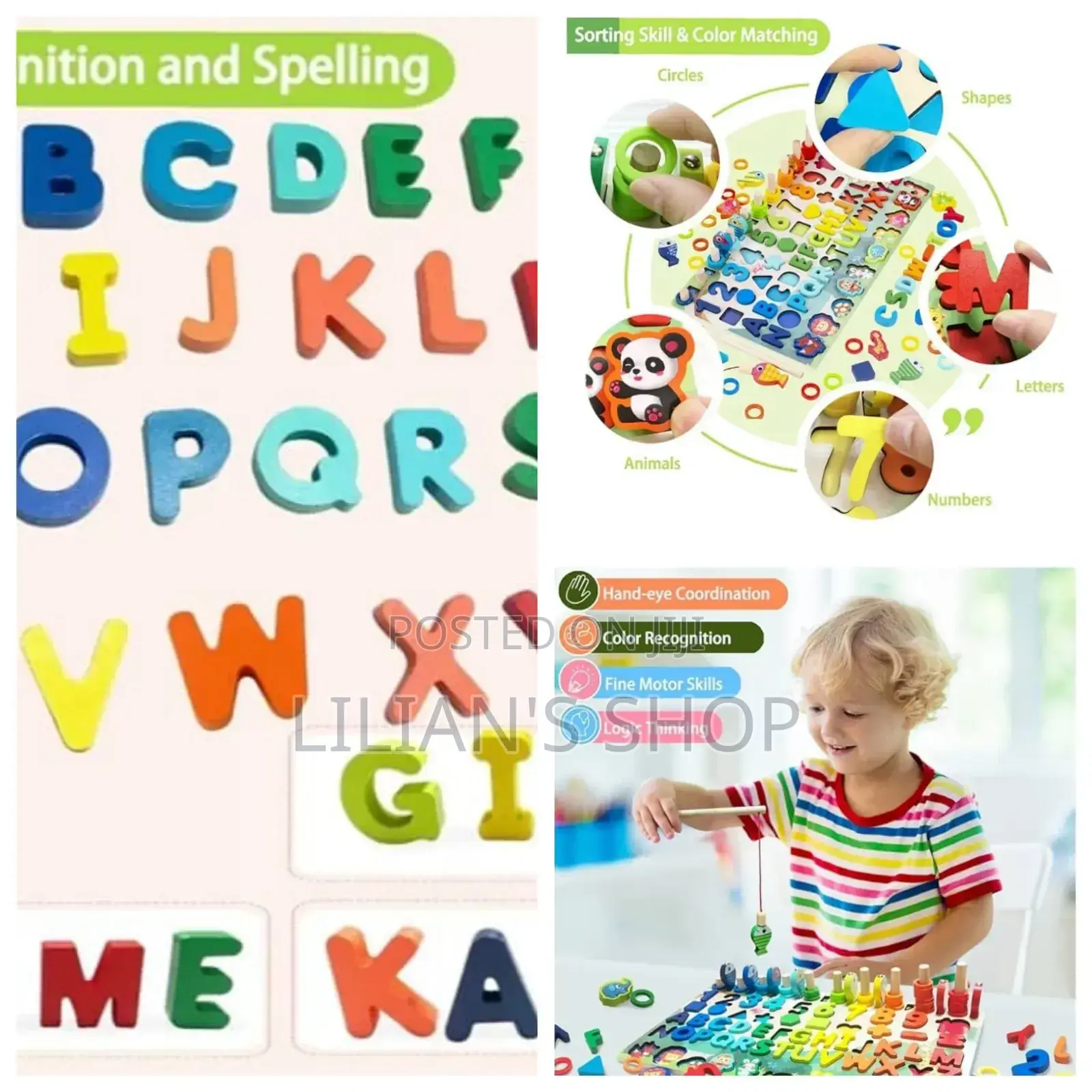 7 in 1 Montessori Kids Educative Puzzle