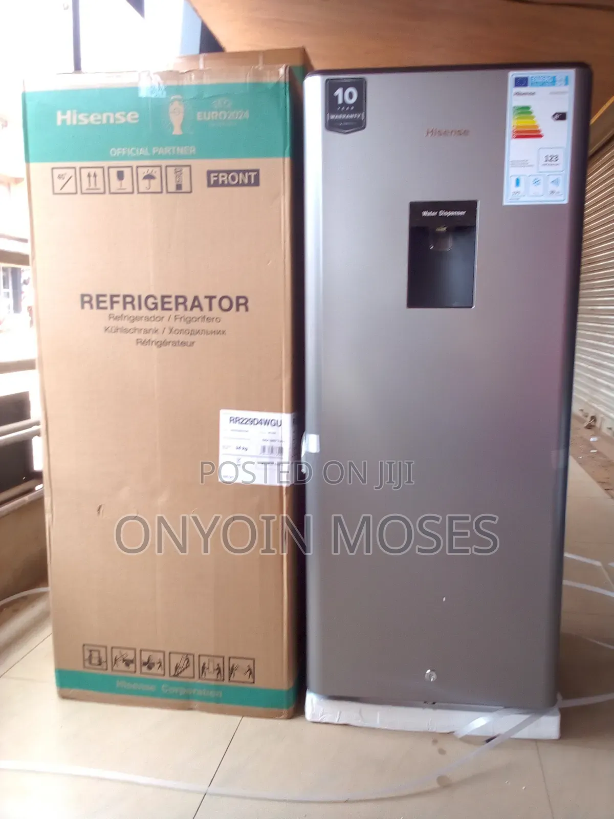 230l Brandnew Hisense Single Door Fridge With Waterdispenser