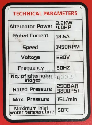 Electric Pressure Washer(Easy Power) 4hp