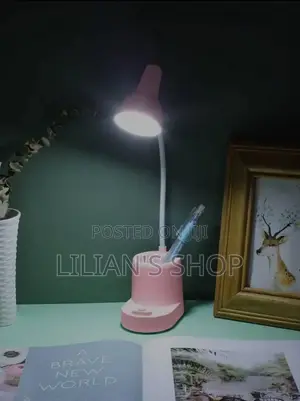 2 in 1 Telescopic Table Lamp With Pen Holder