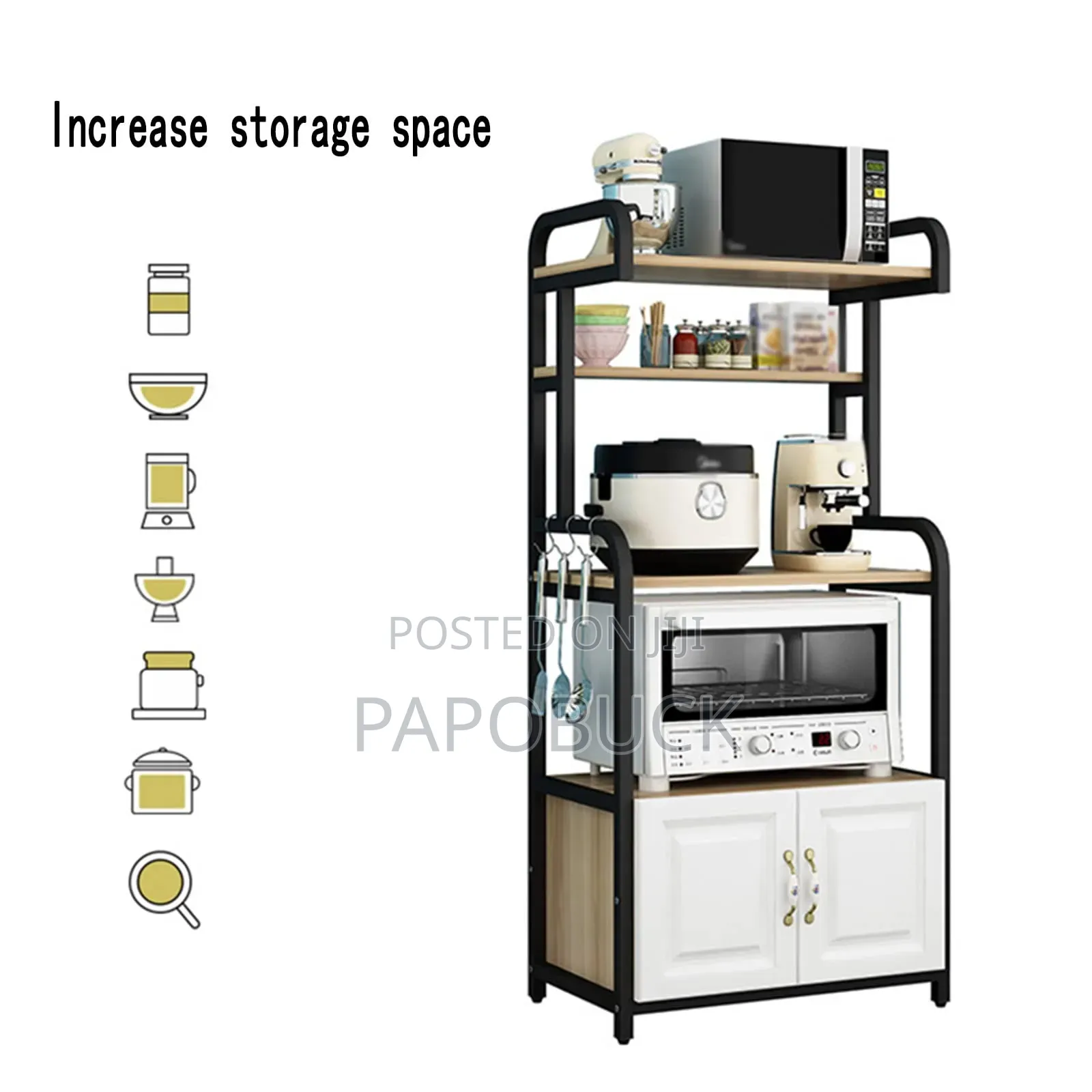 5 Layers Utility Kitchen Rack
