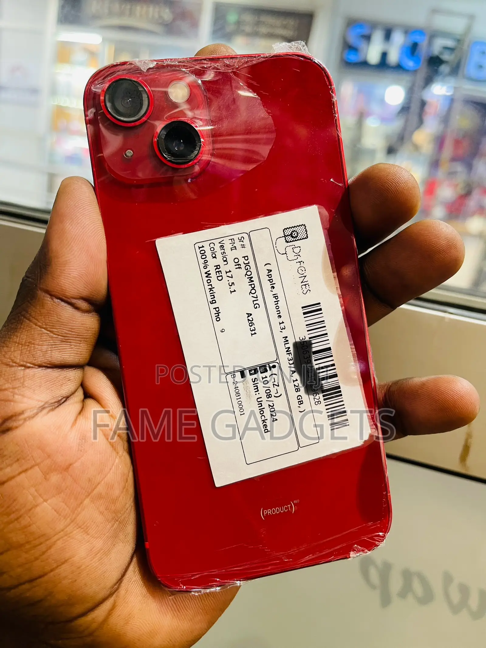 Apple iPhone 13 128 GB Red in Central Division Mobile Phones, Yusuf