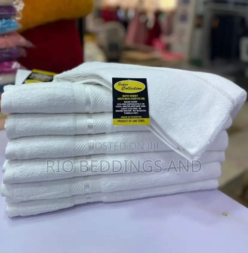 Cotton Towels / Super Collection, White Color