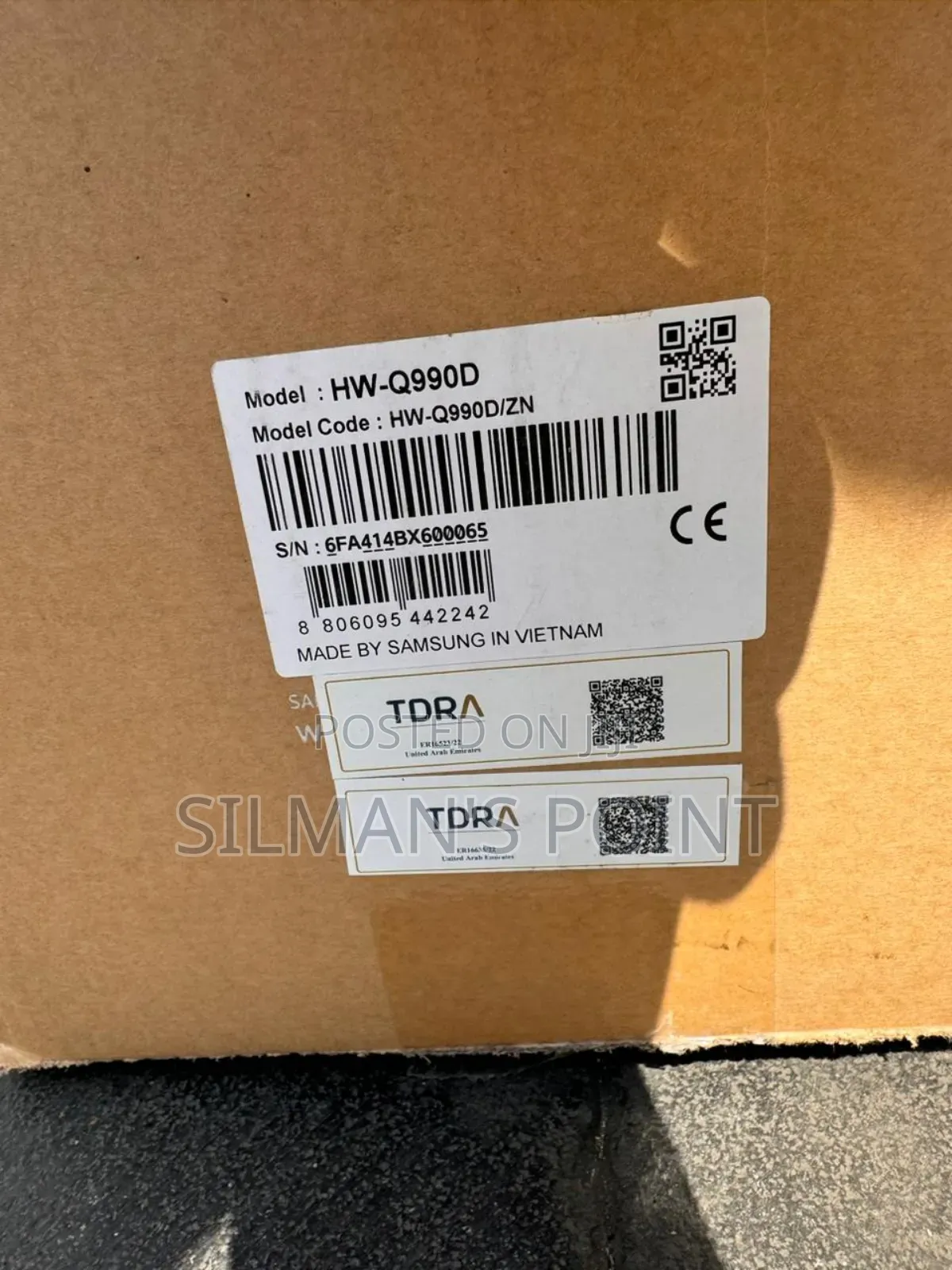 High End Samsung Q990d 11.1.4 Ch Soundbar
