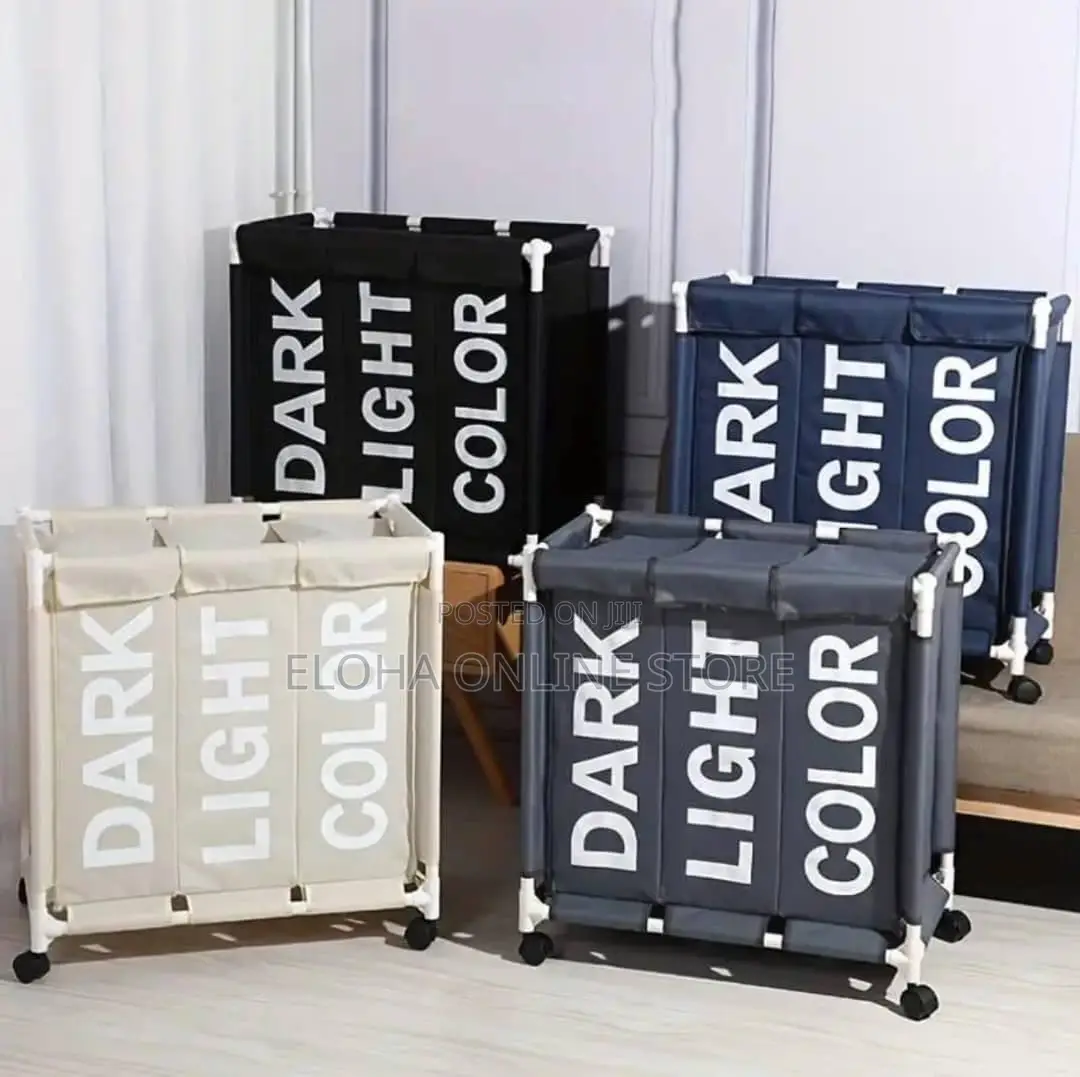 3 Partitions Laundry Basket