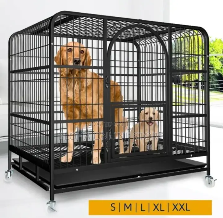 Metallic Dog Cage