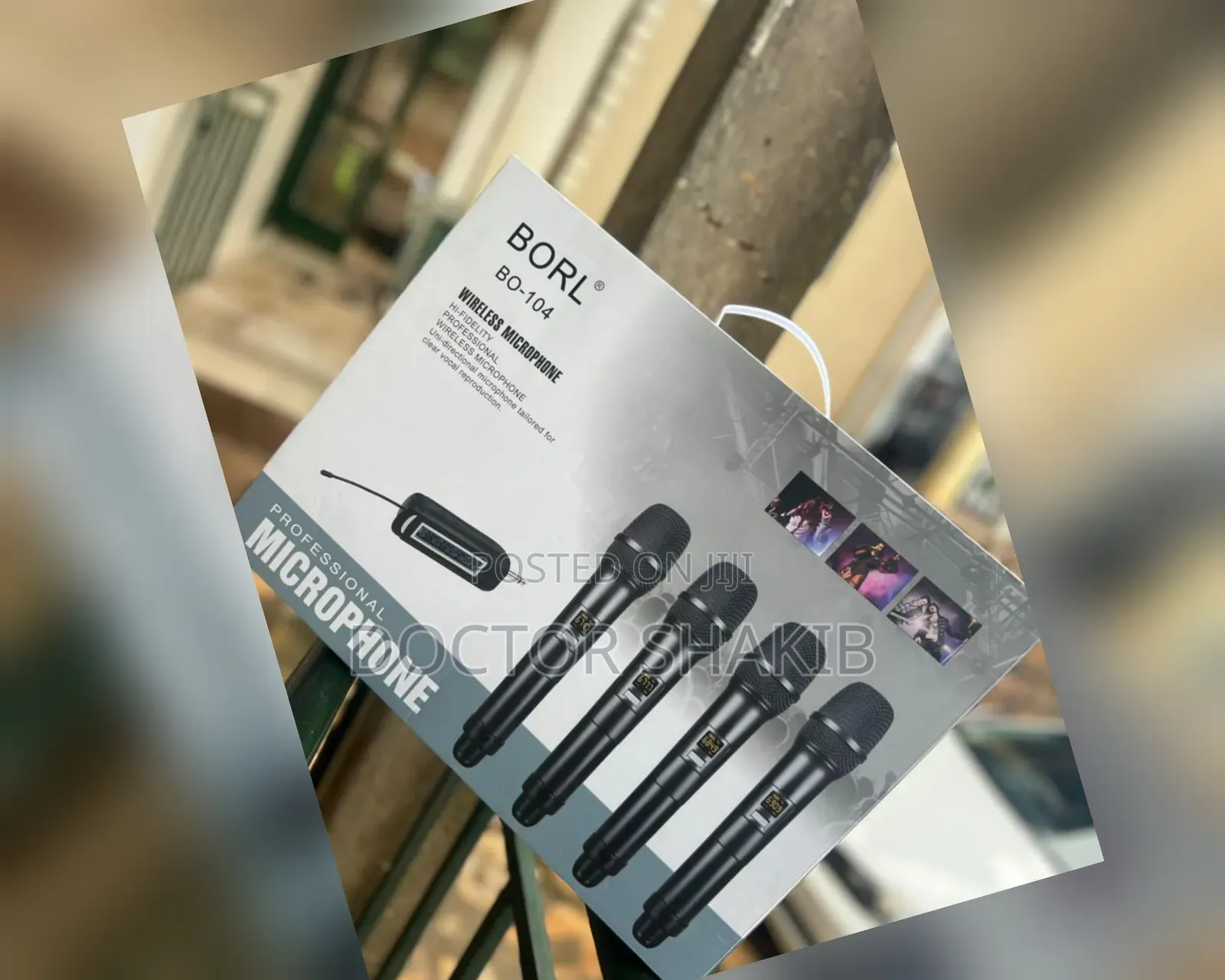 Borl 4-in-1 High-Quality Wireless Microphone