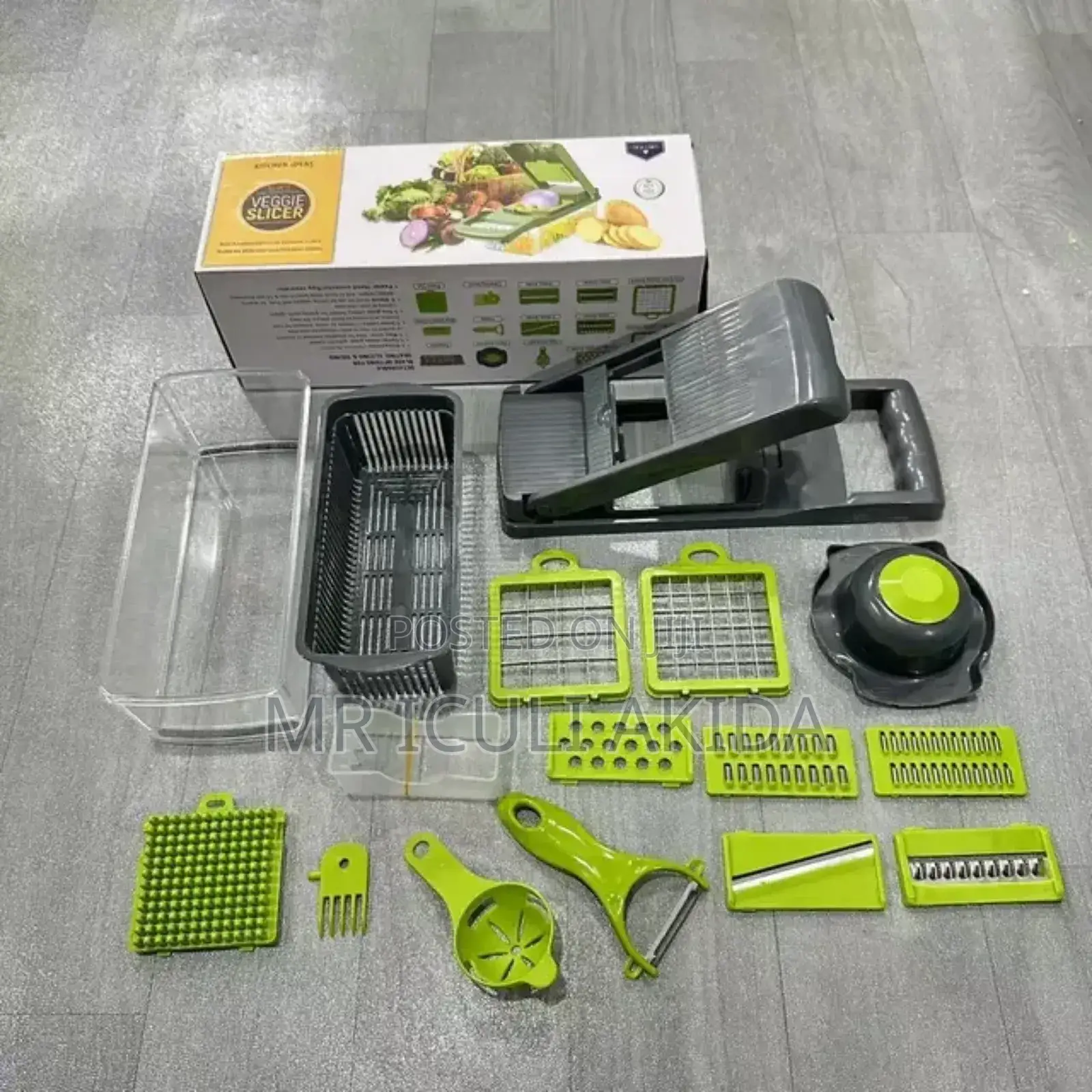 16in1 Mandolin Vegetable/Fruits Chopper/Slicer/Dicer/Grater