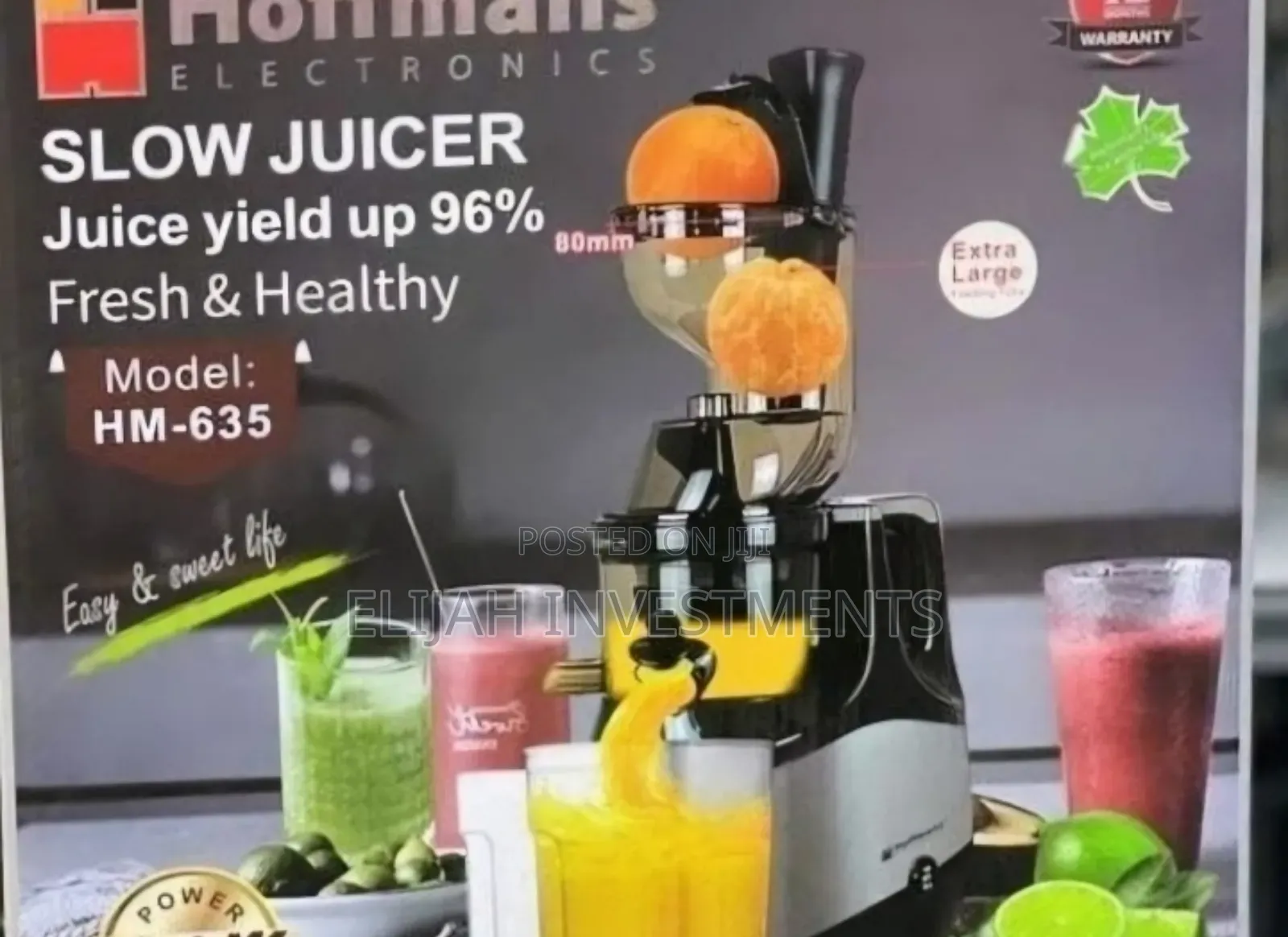 Hoffmans Brand New Slow Juicer