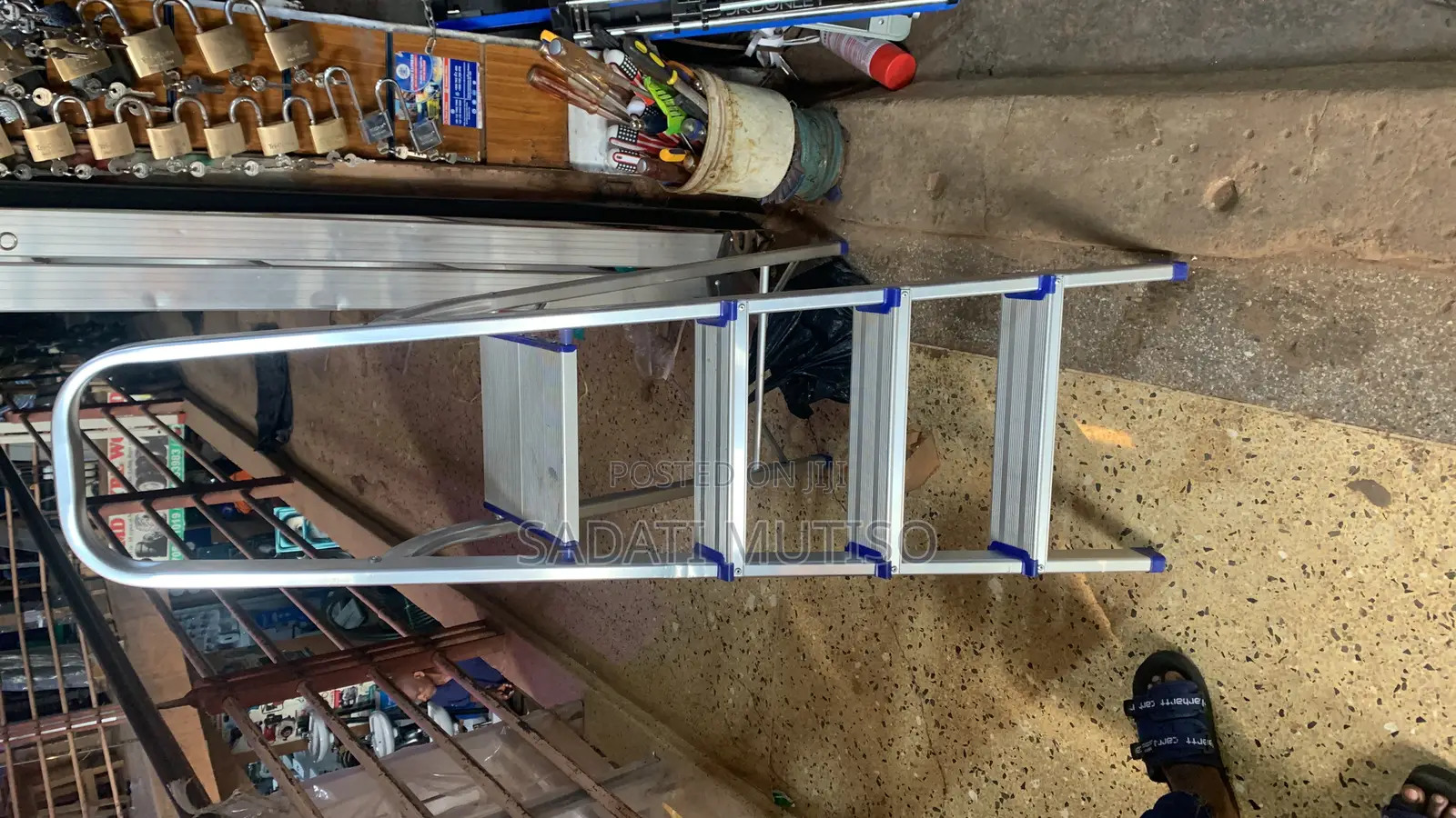 Step Aluminum Ladder Portable
